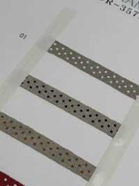 UR-3575 Linen Dot Print[Ribbon Tape Cord] UNITED RIBBONS Sub Photo