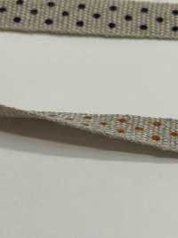 UR-3575 Linen Dot Print[Ribbon Tape Cord] UNITED RIBBONS Sub Photo