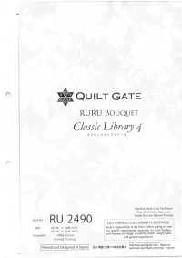 RU2490 Quiltgate Lulu Bouquet Classic Library 4[Textile / Fabric] COSMO TEXTILE Sub Photo