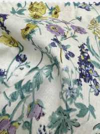 4025-1670-2 60 Lawn Watercolor Flowers[Textile / Fabric] HOKKOH Sub Photo