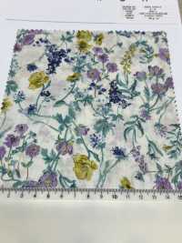 4025-1670-2 60 Lawn Watercolor Flowers[Textile / Fabric] HOKKOH Sub Photo