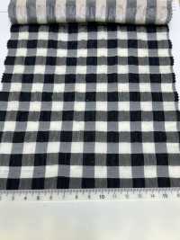 OSK-1000-1 T/C Seersucker Gingham[Textile / Fabric] HOKKOH Sub Photo