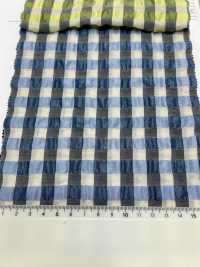 OSK-1000-1 T/C Seersucker Gingham[Textile / Fabric] HOKKOH Sub Photo