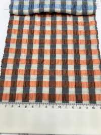 OSK-1000-1 T/C Seersucker Gingham[Textile / Fabric] HOKKOH Sub Photo