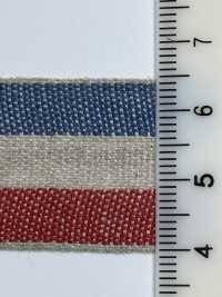 UR-3562 Linen Stripe[Ribbon Tape Cord] UNITED RIBBONS Sub Photo