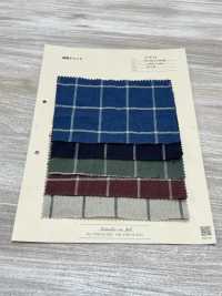 A-5112 Linen Check[Textile / Fabric] Ariyoshi Shoten Sub Photo