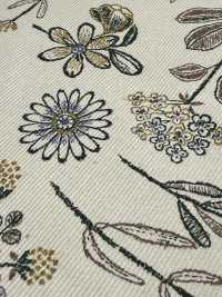 8025-1795-2 21W Corduroy Embroidered Flowers[Textile / Fabric] HOKKOH Sub Photo