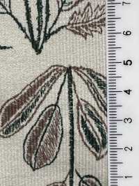 8025-1795-2 21W Corduroy Embroidered Flowers[Textile / Fabric] HOKKOH Sub Photo