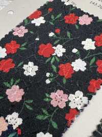 88635 SEVENBERRY® Chirimen Jacquard Cherry Blossom/Hemp Leaf[Textile / Fabric] VANCET Sub Photo