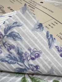 850505 SEVENBERRY® Lawn Soleil Berry Stripe[Textile / Fabric] VANCET Sub Photo