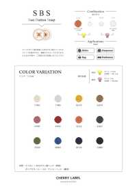 CL-CB CHERRY LABEL Product Color Sample Book[Press Fastener/ Eyelet Washer] SUNGRIP Sub Photo