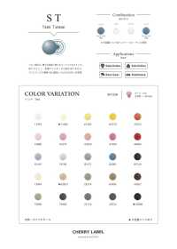 CL-CB CHERRY LABEL Product Color Sample Book[Press Fastener/ Eyelet Washer] SUNGRIP Sub Photo