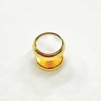 F-3-S Stud Button, Mother Of Pearl Shell , Gold, Round[Formal Accessories] Yamamoto(EXCY) Sub Photo