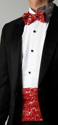 NBF-5 Nishijin Textile Bow Tie, New York Red[Formal Accessories] Yamamoto(EXCY) Sub Photo