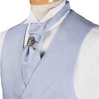 V-27 Formal Vest Made In Japan Micro Check Sky Blue[Formal Accessories] Yamamoto(EXCY) Sub Photo