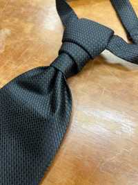 YT-986 Domestic Silk Ascot Tie(Europe Tie Tie) Moss Stitch Pattern Black[Formal Accessories] Yamamoto(EXCY) Sub Photo