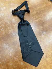 YT-986 Domestic Silk Ascot Tie(Europe Tie Tie) Moss Stitch Pattern Black[Formal Accessories] Yamamoto(EXCY) Sub Photo