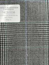 54CN5116 CANONICO TRADITIONAL WORSTED 21μ Prince Of Wales Check Gray[Textile] CANONICO Sub Photo