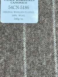 54CN5186 CANONICO ORIGINAL WOOLEN FLANNEL Brown[Textile] CANONICO Sub Photo