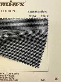 21962 Tasmania Blend Wool DOMINX Standard Collection High Quality Wool Houndstooth[Textile] Katsuragi Wool (DOMINX) Sub Photo