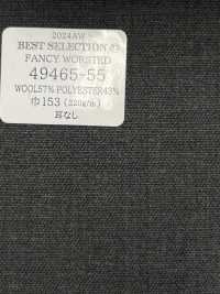 49465 FANCY WORSTED Wrinkle-resistant Wool Polyester Grey[Textile] Kunishima Co., Ltd. Sub Photo