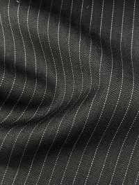 39409 FANCY WORSTED Wrinkle-resistant Wool Polyester Chalk Stripe[Textile] Kunishima Co., Ltd. Sub Photo