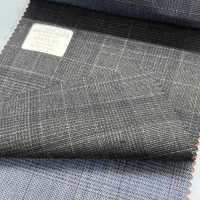 46435-67 25SS BEST SELECTION [N-STRETCH] N-Stretch Dark Gray Tartan Check[Textile] Kunishima Co., Ltd. Sub Photo