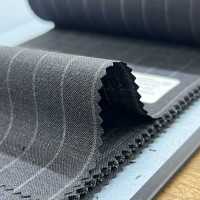 95406-52 25SS BEST SELECTION [FANCY WORSTED] Fancy Worsted Dark Grey Chalk Stripe[Textile] Kunishima Co., Ltd. Sub Photo