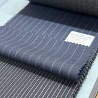 02404-35 25SS BEST SELECTION [FANCY WORSTED] Fancy Worsted Dark Navy Stripes[Textile] Kunishima Co., Ltd. Sub Photo