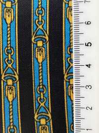 URJ-089 Made In Italy 100% Cupra Printed Lining Zipper Blue TCS Sub Photo