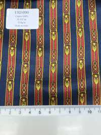 URJ-090 Made In Italy 100% Cupra Printed Lining Zipper Red TCS Sub Photo