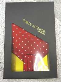 AS-600 Domestic Silk Ascot Tie Dot Pattern Red[Formal Accessories] Yamamoto(EXCY) Sub Photo