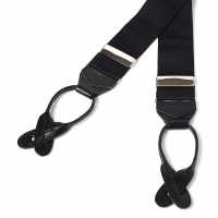 AT-40BB Albert Thurston Suspenders Black 40mm Rigid (Ribbon)[Formal Accessories] ALBERT THURSTON Sub Photo