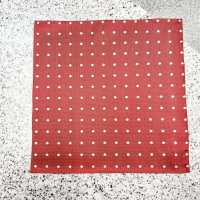 CF-600 100% Domestic Silk Pocket Square Dot Pattern Red[Formal Accessories] Yamamoto(EXCY) Sub Photo