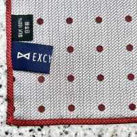 CF-600 100% Domestic Silk Pocket Square Dot Pattern Red[Formal Accessories] Yamamoto(EXCY) Sub Photo